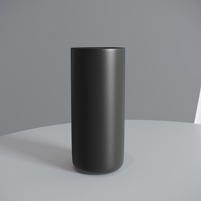 SALINI GOCCE Стакан Ø60х120 мм., настольный, S-Stone, цвет черный матовый RAL9005 SALINI GOCCE Стакан Ø60х120 мм., настольный, S-Stone, цвет черный матовый RAL9005