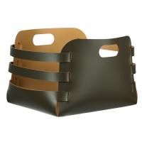 ADJ Корзина Riga, 27x36xH25 см., цвет: оливковый/горчичный