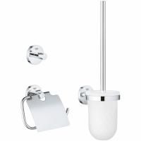 Комплект для ванной комнаты GROHE ESSENTIALS 40407001 (латунь, хром, на стену, круглая, глянцевый), шт Комплект для ванной комнаты GROHE ESSENTIALS 40407001 (латунь, хром, на стену, круглая, глянцевый), шт