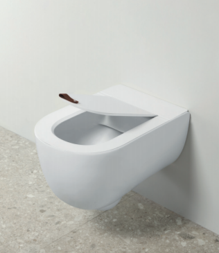 Artceram THE ONE Унитаз подвесной безободковый , 52х35, с креплениями, цвет белый глянцевый