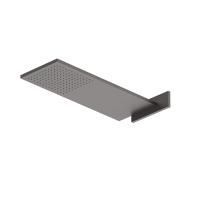 Fantini Milano Верхний душ, латунь, настенный, цвет: Matt Gun Metal PVD