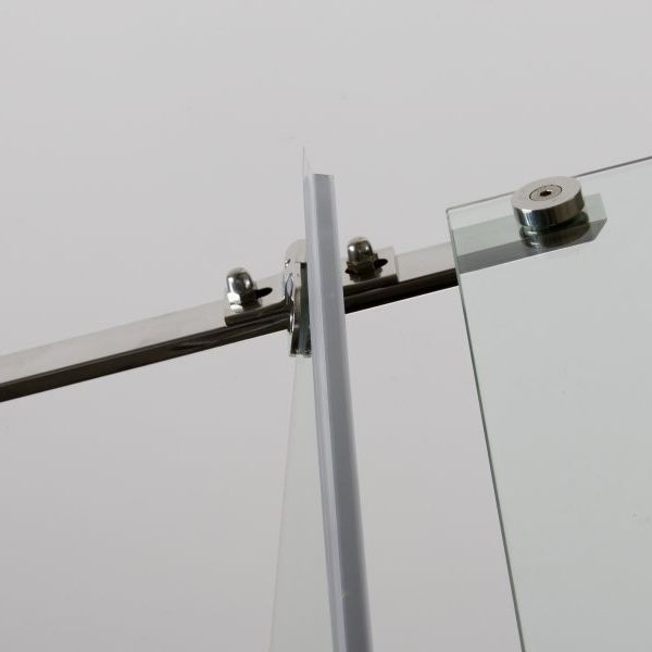 Душевой уголок Alex Baitler AB 245-90 90х90 профиль Хром стекло тонированное