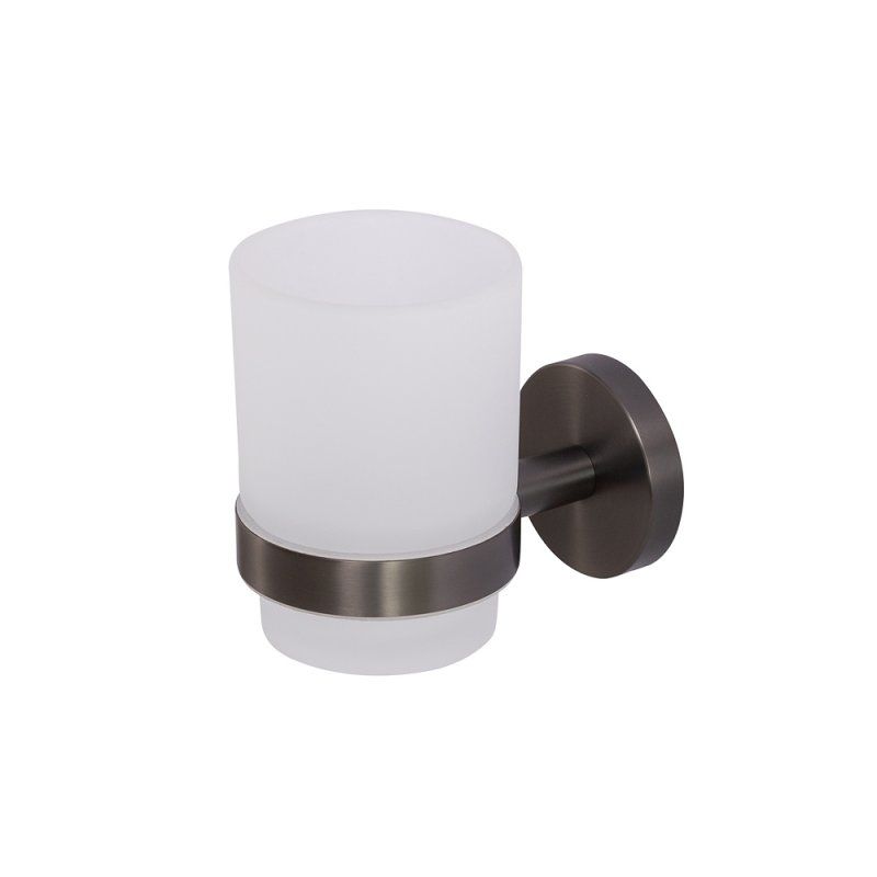 RELAX-TUMS-01 Стакан подвесной, стекло, исполнение хром, артикул RELAX-TUMS-01