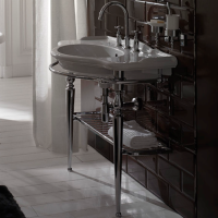 GLOBO Paestum Раковина подвесная/на мебель 90*56см с 1 отв. под смеситель, с комплектом креплений, цвет: белый