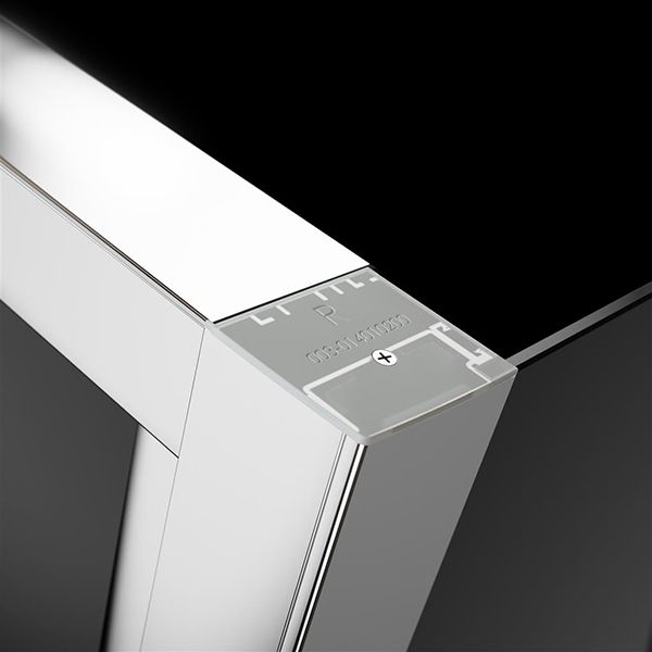 Душевая стенка Radaway EVO S 80 80x200 профиль Хром стекло прозрачное