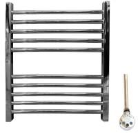 Электрический полотенцесушитель Ника Modern ЛМ 2 60x50 сухой тэн Хром 10 перекладин