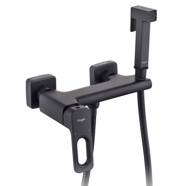 Гигиенический душ со смесителем Raglo R51.51.06, черный