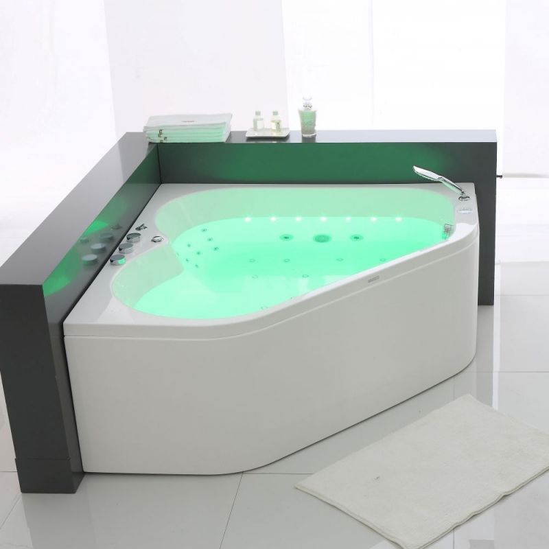 Акриловая ванна SSWW A2202 CGSP 150х150 L с гидромассажем