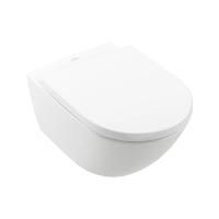 Villeroy&Boch Subway 3 Унитаз подвесной, безободковый, сиденье-в комплекте SoftClosing, CeramicPlus, цвет альпийский белый Villeroy&Boch Subway 3 Унитаз подвесной, безободковый, сиденье-в комплекте SoftClosing, CeramicPlus, цвет альпийский белый