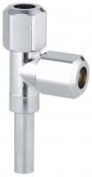 Тройник для угловых вентилей GROHE Eggemann, хром (41007000) Тройник для угловых вентилей GROHE Eggemann, хром (41007000)