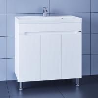 Тумба для умыв. "Лондон-80" 3 дверки, напол. (ум. Астория 80 литой мрамор)