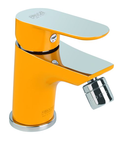 Смеситель для биде Fiore KEVON CHIC 81YX8130, хром/желтый