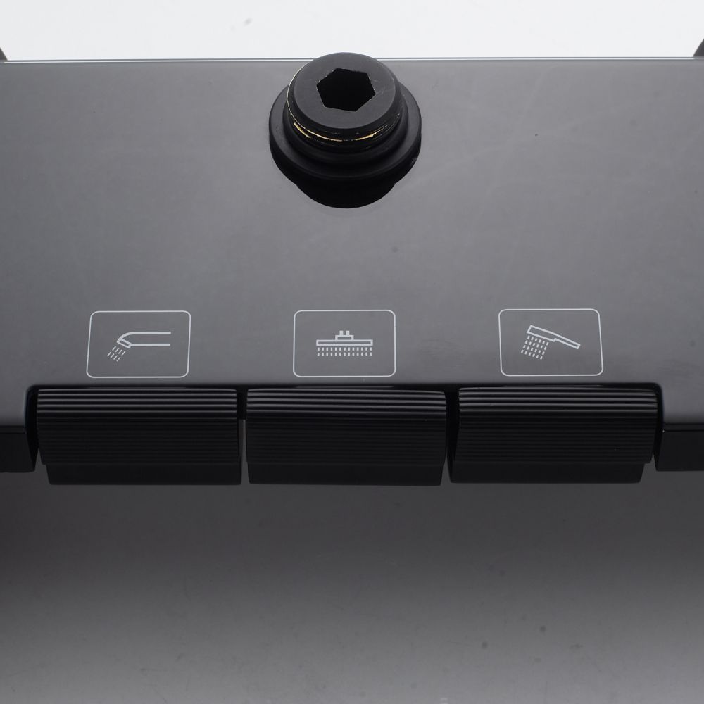 Душевая система Shevanik S4726H, черный, артикул S4726H