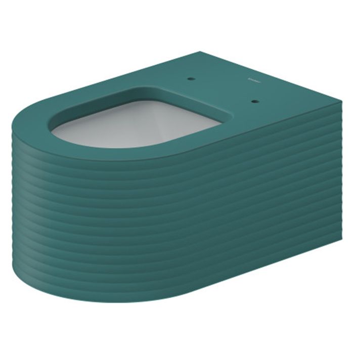 Duravit  Millio Унитаз подвесной &quot;Grooves&quot; 370х570 мм, крепление в компл.,цвет аквамарин матовый