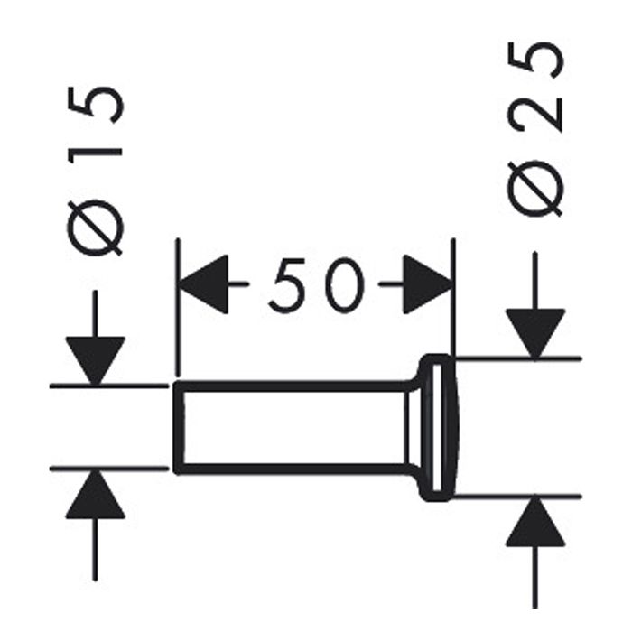 AXOR UNIVERSAL CIRCULAR Крючок, цвет шлифованный никель AXOR UNIVERSAL CIRCULAR Крючок, цвет шлифованный никель