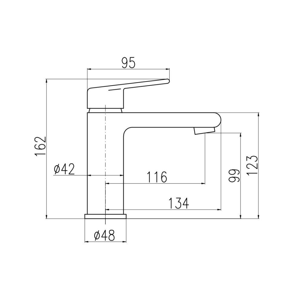 Смеситель для раковины Rav Slezak Colorado CO128.5Z, золото, артикул CO128.5Z