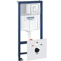 Система инсталляции для унитаза GROHE Rapid SL с панелью смыва Arena Cosmopolitan (3 режима) (1,13 м) (38929000) Система инсталляции для унитаза GROHE Rapid SL с панелью смыва Arena Cosmopolitan (3 режима) (1,13 м) (38929000)
