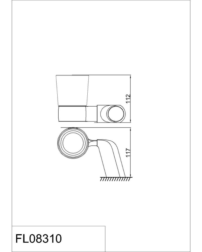 Подстаканник одинарный RUSH Flores (FL08310), артикул FL08310