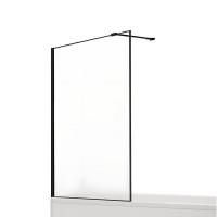Шторка для ванны NEW TRENDY NEW MODUS 100 см EXK-1935-WP (черный)