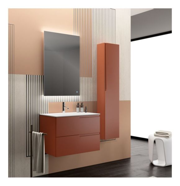 Комплект мебели IBC Era, 900 мм, цвет карамельный матовый лак