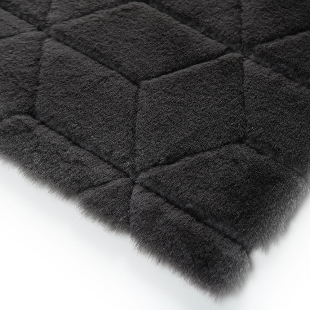 Коврик для ванной комнаты FIXSEN DIAMONT FX-9050V, графит, артикул FX-9050V