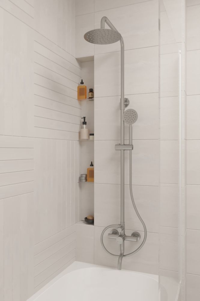 Душевая система Knotlor SS-06, сатин, артикул SS-06