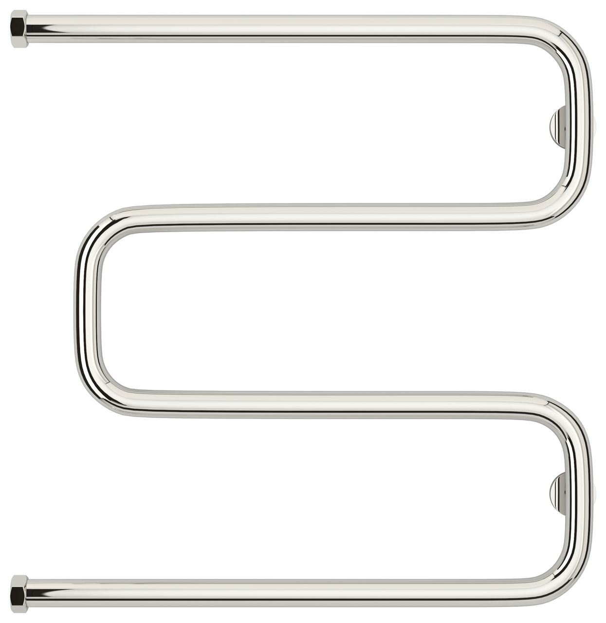 Полотенцесушитель водяной Ш-обр. 600х600 Н. Г. 1" (Без покрытия)