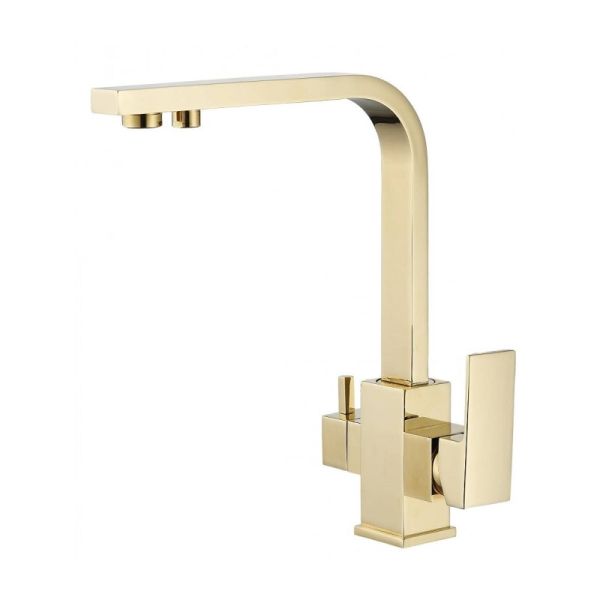 Смеситель для кухни с подключением к фильтру Savol S-L1807B, золото