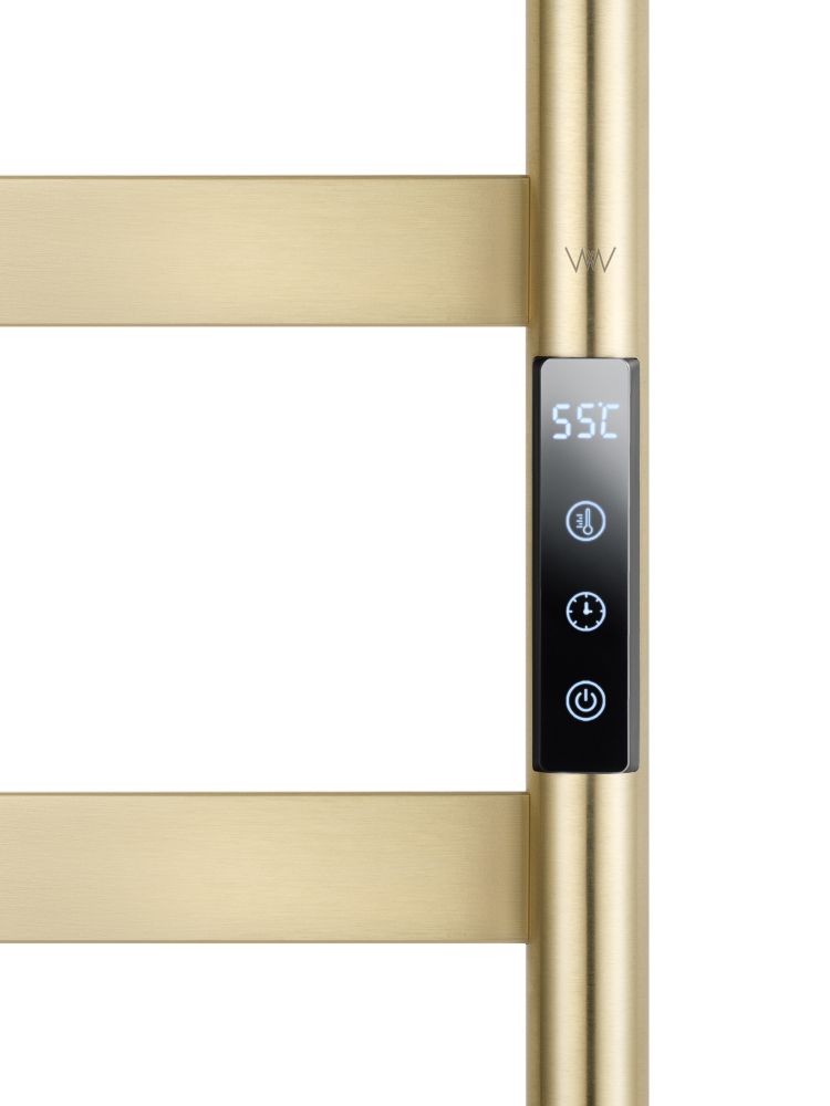 Полотенцесушитель электрический напольный WONZON & WOGHAND BREMEN, Брашированное золото (WW-A207-BG)