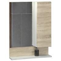 Зеркальный шкаф Comforty Рига 70 4142212 Дуб сонома