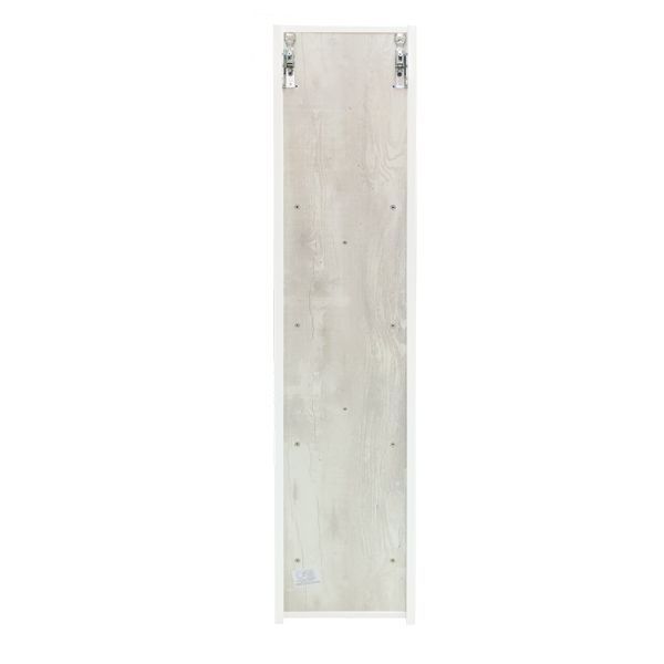 Шкаф пенал Comforty Женева 35 4137139 подвесной Дуб белый, артикул 4137139