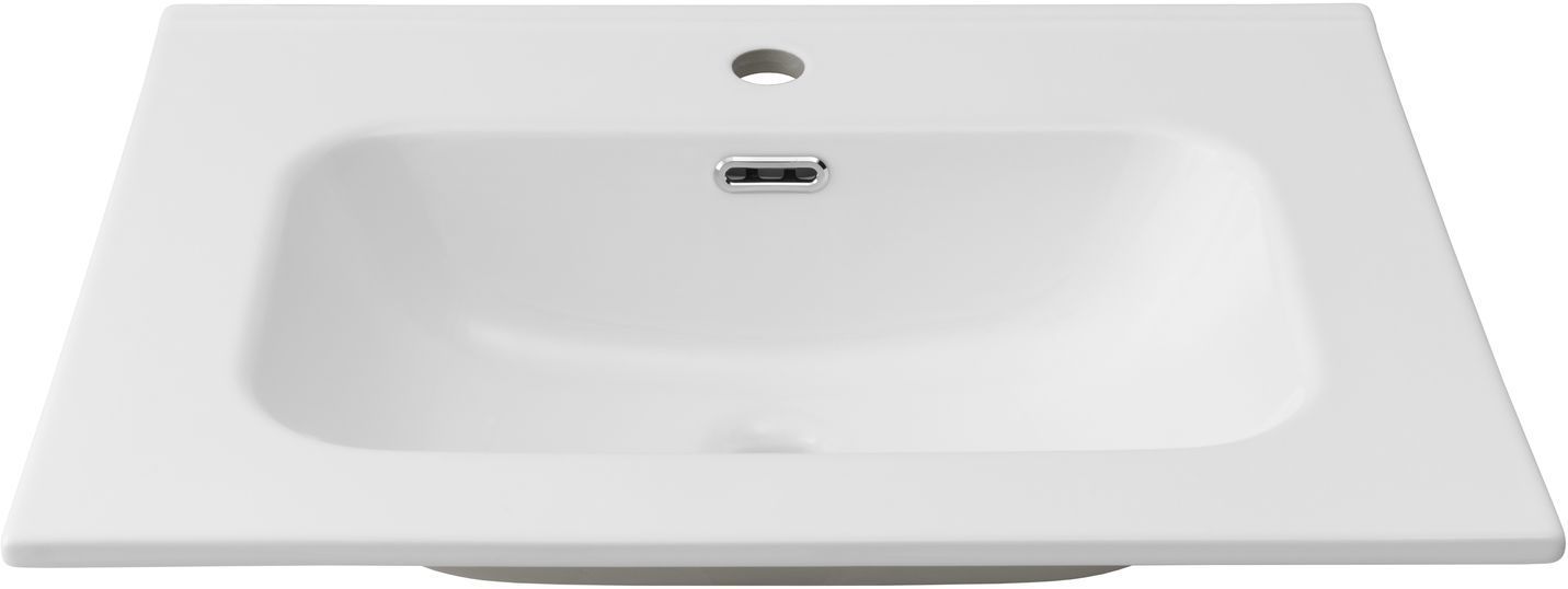 Раковина Aquanet Flat 60 белая матовая Раковина Aquanet Flat 60 белая матовая