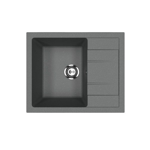 Кухонная мойка Ulgran U-607-343, антрацит