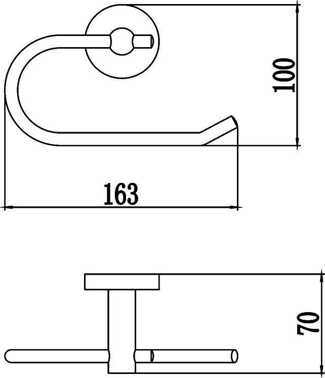 Держатель для туалетной бумаги Savol S-008752, хром, артикул S-008752