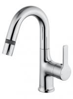 Смеситель для раковины с выдвижным изливом WONZON & WOGHAND, Хром (WW-FE01L212-CR)