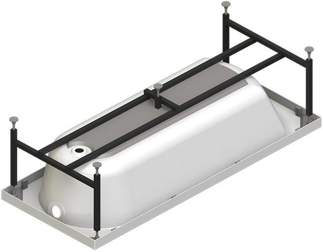 Акриловая ванна Radomir Vannesa Аврора 150x75 0-01-0-0-1-996 Белая без гидромассажа