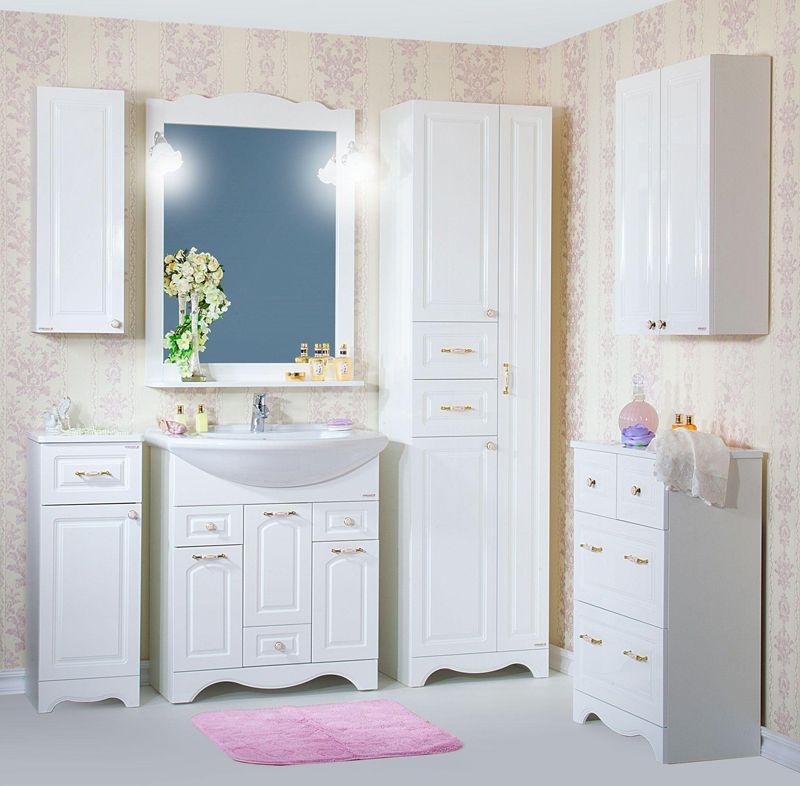 Подвесной шкаф Бриклаер Анна 65 Белый