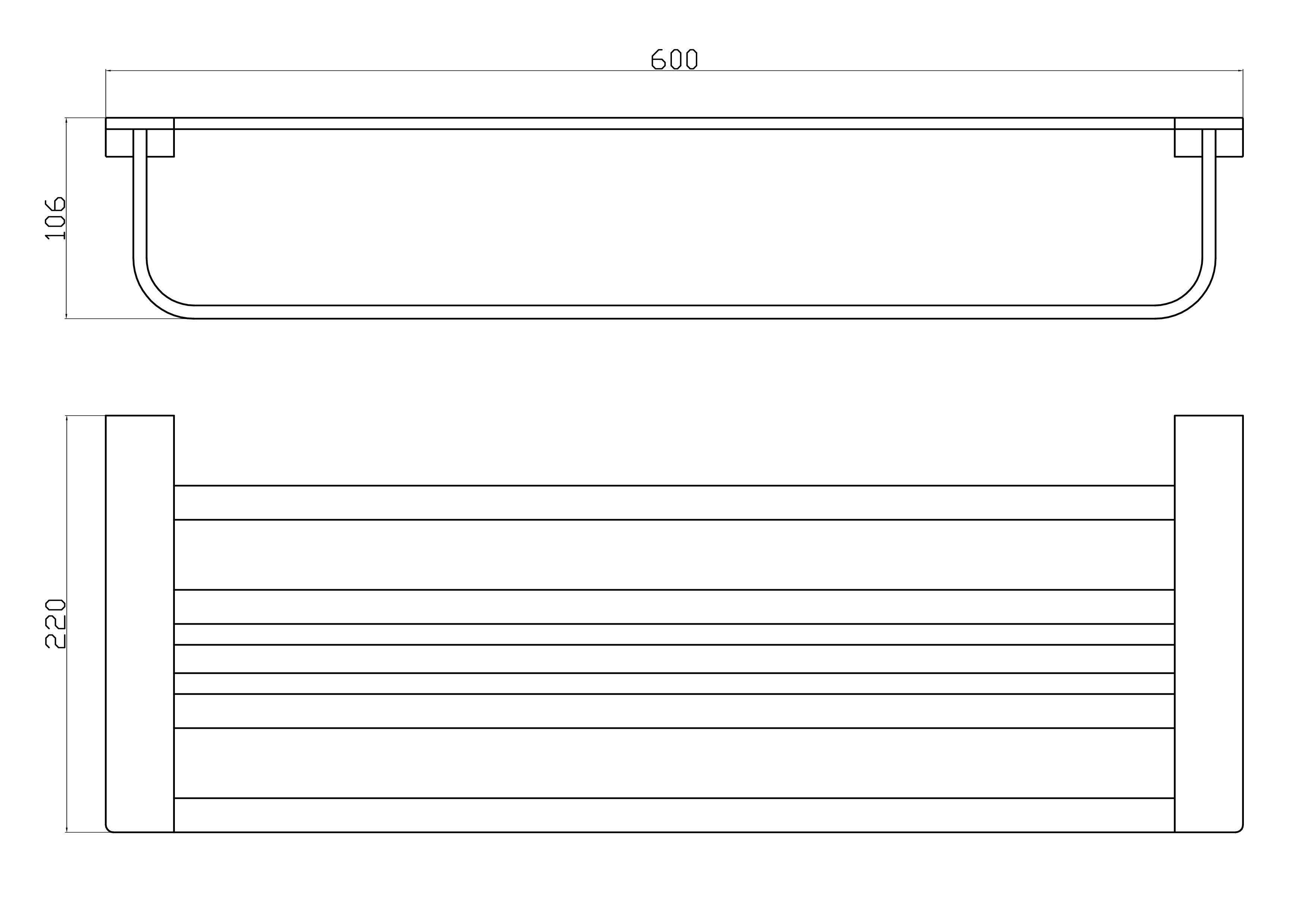 Полотенцедержатель с полкой WONZON & WOGHAND ECLIPSE, Хром (WW-9181) Полотенцедержатель с полкой WONZON & WOGHAND ECLIPSE, Хром (WW-9181)