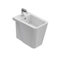 Донный клапан, Globo, для раковин, механический Push-Open, материал крышки-керамика, цвет крышки-белый