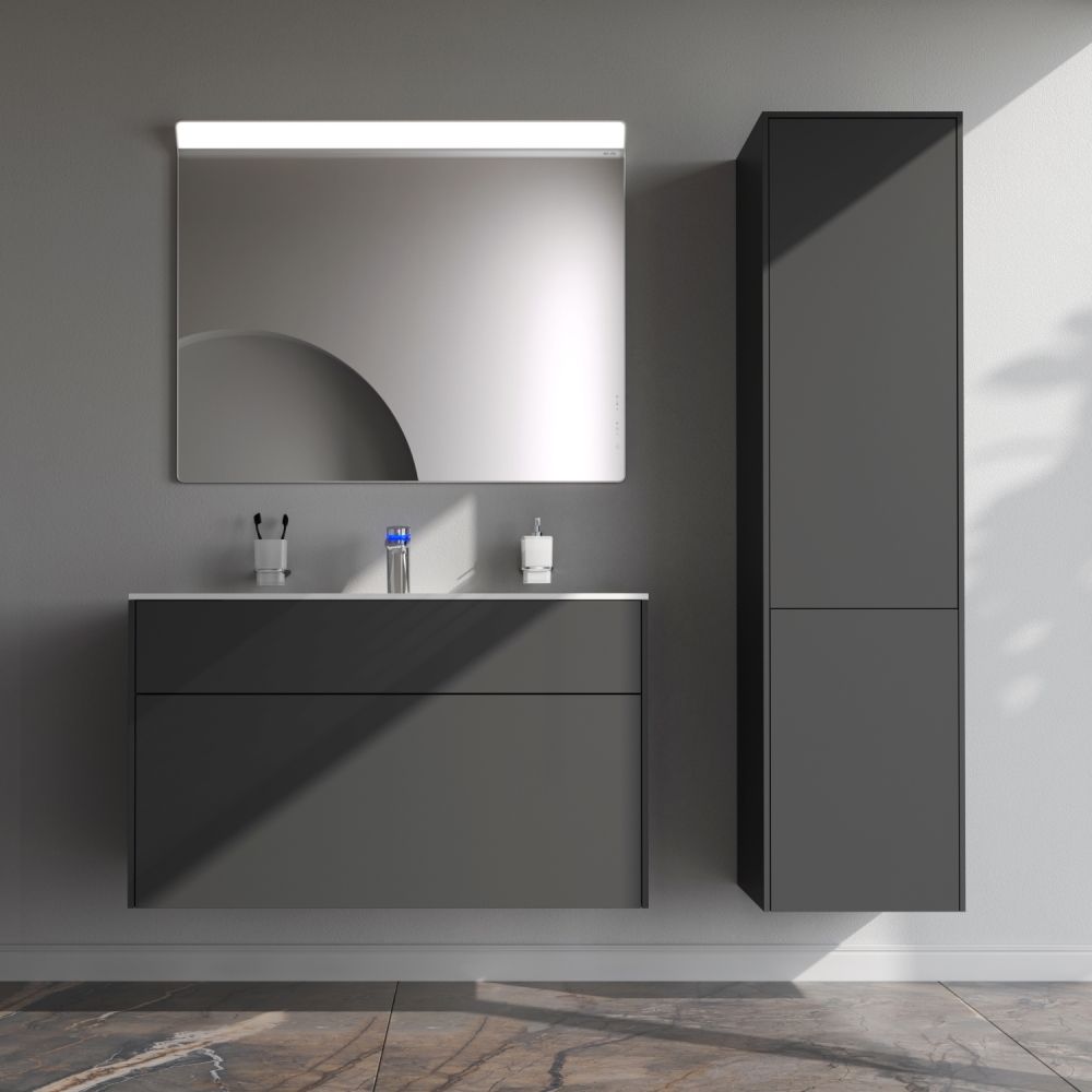 M50AFHX1003GM Inspire V2.0, База под раковину, подвесная, 100 см, 3 ящика, push-to-open, графит мато M50AFHX1003GM Inspire V2.0, База под раковину, подвесная, 100 см, 3 ящика, push-to-open, графит мато