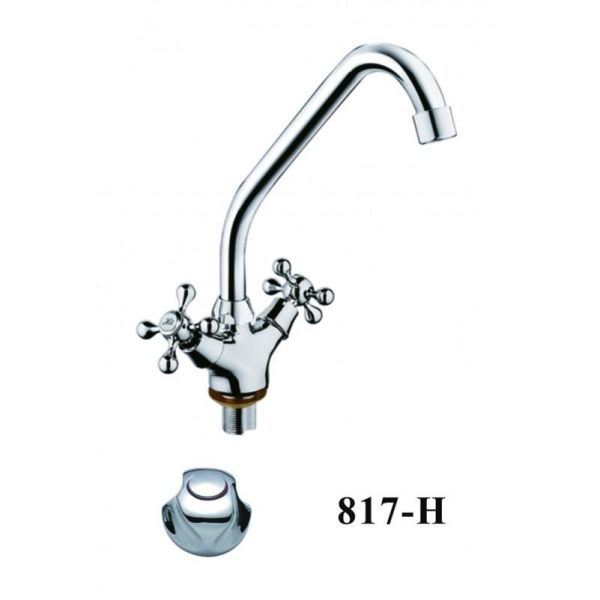 Смеситель для кухни D-Lin D153817-H, хром