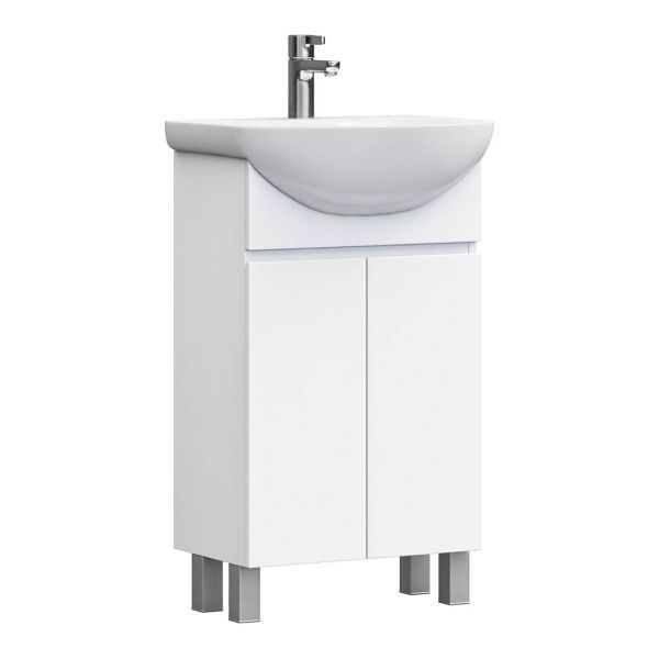 Тумба под раковину напольная VIGO Wing tn.WIN.BAL.50.2D белый, 50 см