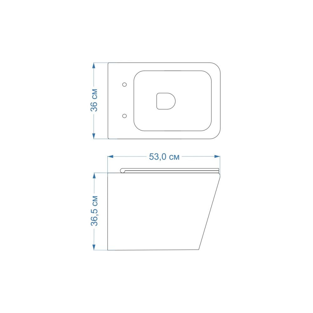 Унитаз подвесной Maretti Umbria безободковый с микролифтом, UM10PBM51-560, черный, артикул UM10PBM51-560