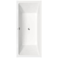 Duravit D.1 Ванна прямоугольная, встроенная, с двумя наклонами спинки, санитарный акрил