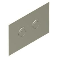 THG Клавиша смыва для унитаза двойная, для инсталляций TECE, цвет Matt nickel