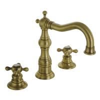 ARCADIA Смеситель для раковины на 3 отв., бронза
