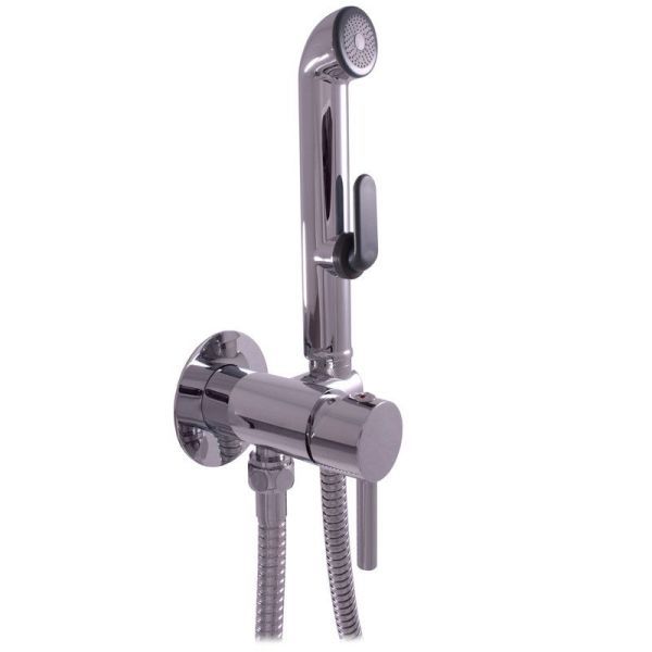 Смеситель для биде скрытого монтажа с гигиеническим душем