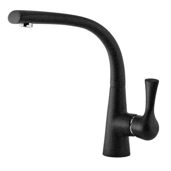 Смеситель для кухни GranFest 3723, черный