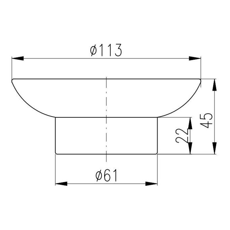 Мыльница Rav Slezak MORAVA KER002, белый, артикул KER002