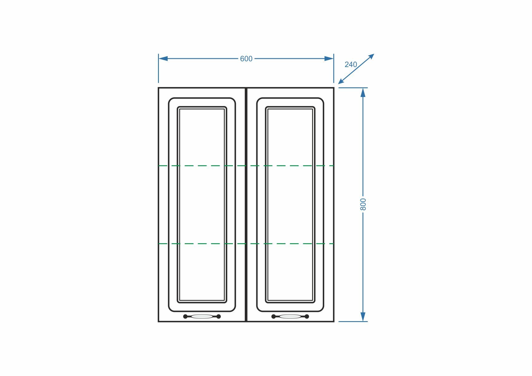 Шкаф подвесной "Кармела 60", ольха белая